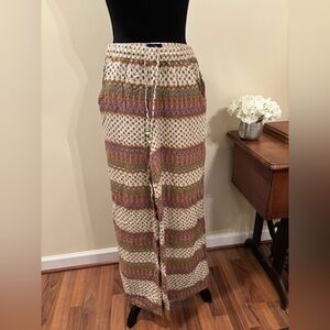 American Eagle loose fit boho pants-SMALL
